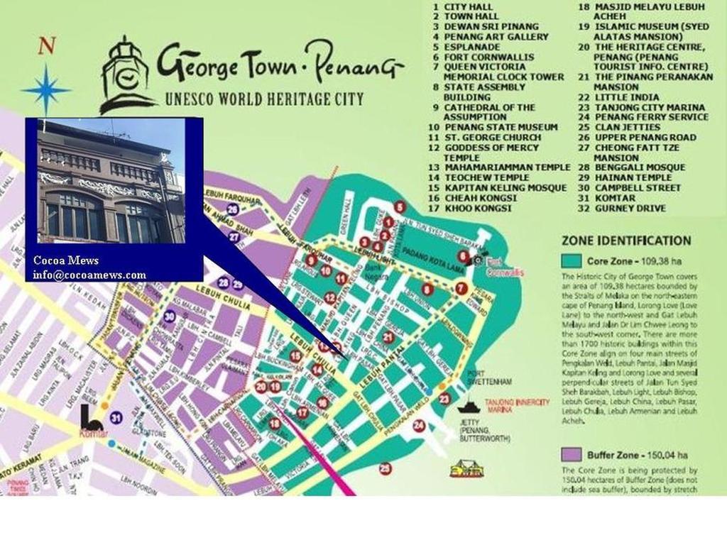 Cocoa Mews Cafe&Homestay George Town Eksteriør billede